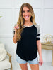 Spotted & Sporty Top In Black