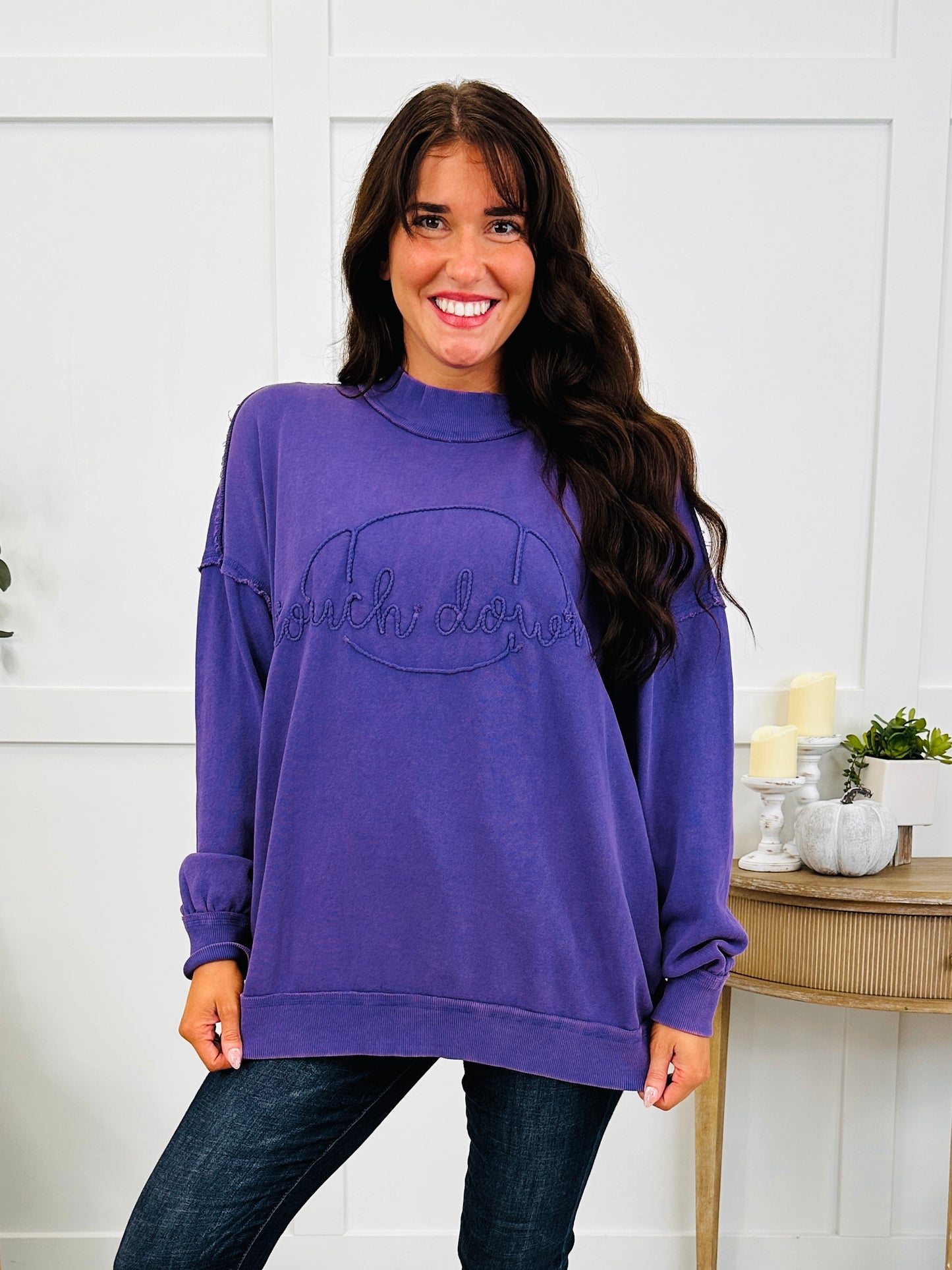 Touchdown Days Sweatshirt In Multiple Colors