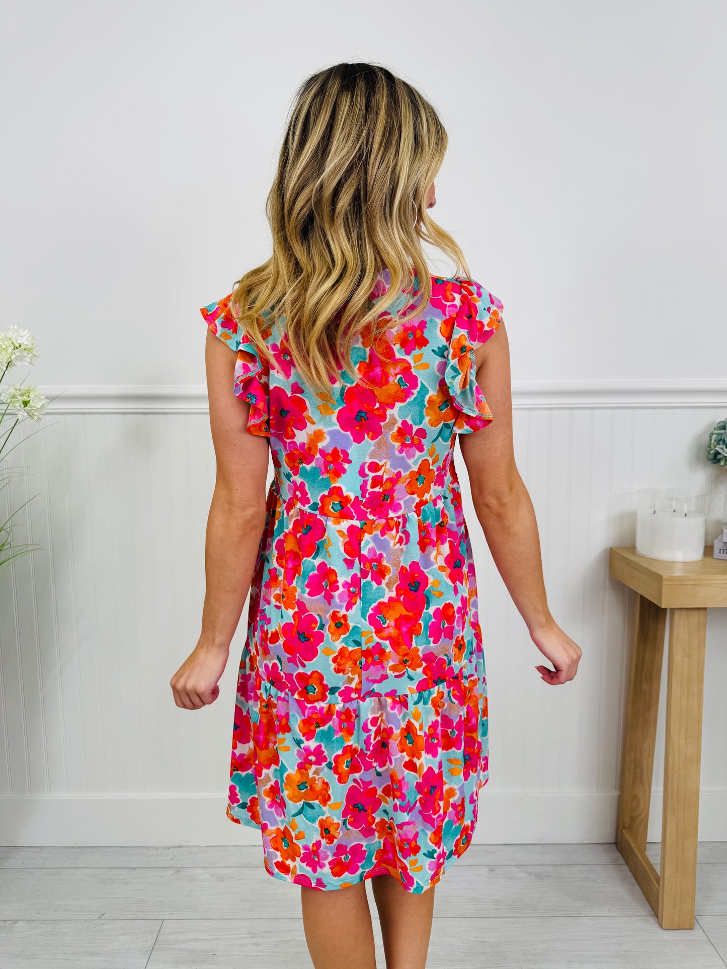Sunshine on Repeat Dress in Nantucket Print
