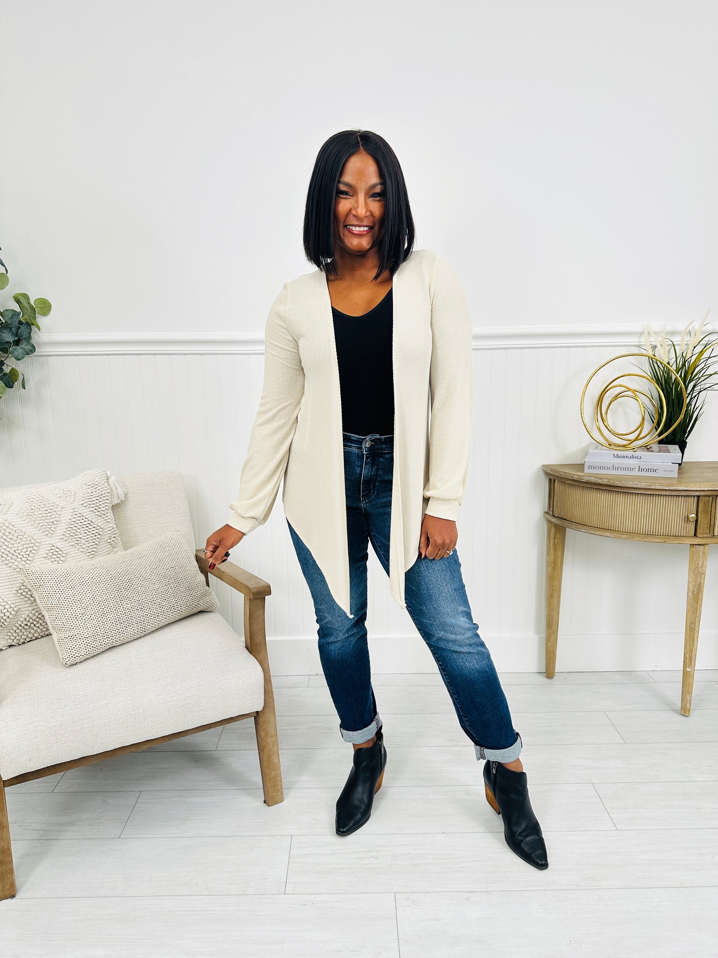 Bound In Basics Cardigan In Multiple Colors