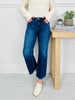 Finishing Touch Wide Leg Cropped Jeans with Tummy Control