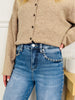 Studded & Styled Tummy Control Wide Leg Jeans
