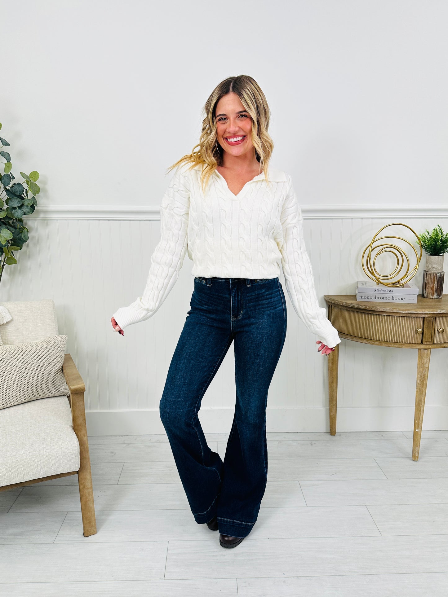 Judy Blue All Day Flair Trouser Flare Jeans