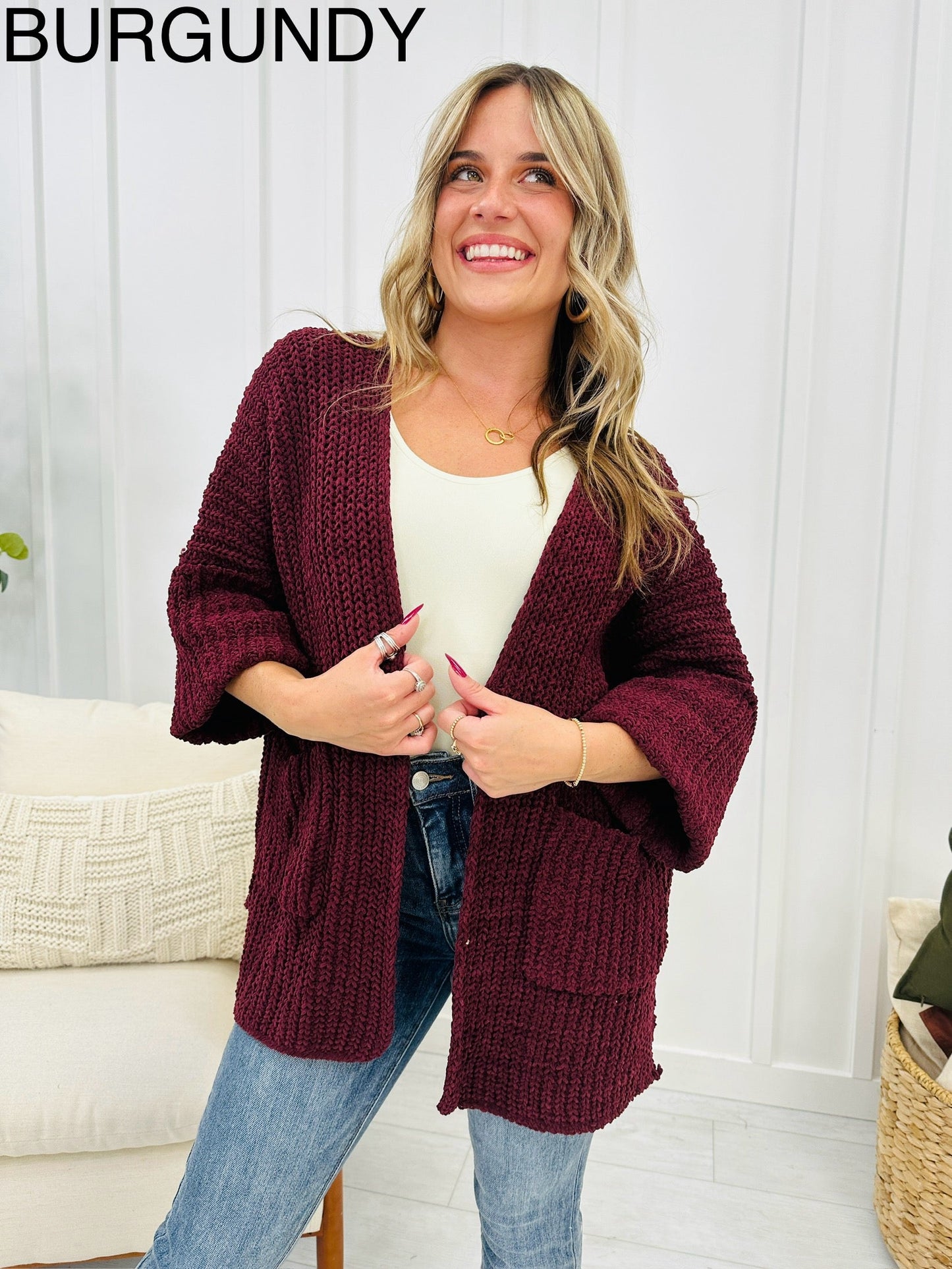 REG/CURVY The Coziest Cardigan- Multiple Colors!