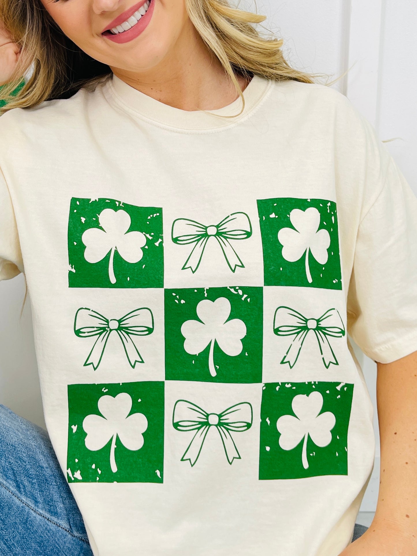 Bows and Clovers Graphic Tee