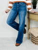 All Eyes On You Wide Leg Tummy Control Jeans