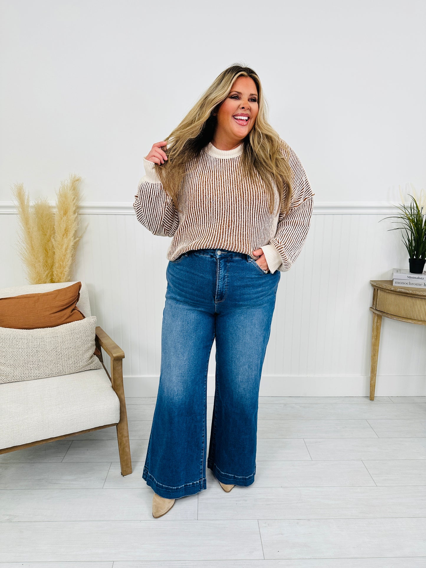 Ready to Roll Retro Wide Leg Jeans in Three Inseams