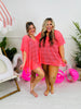 Barefoot Bay Swim Cover Up In Neon Pink