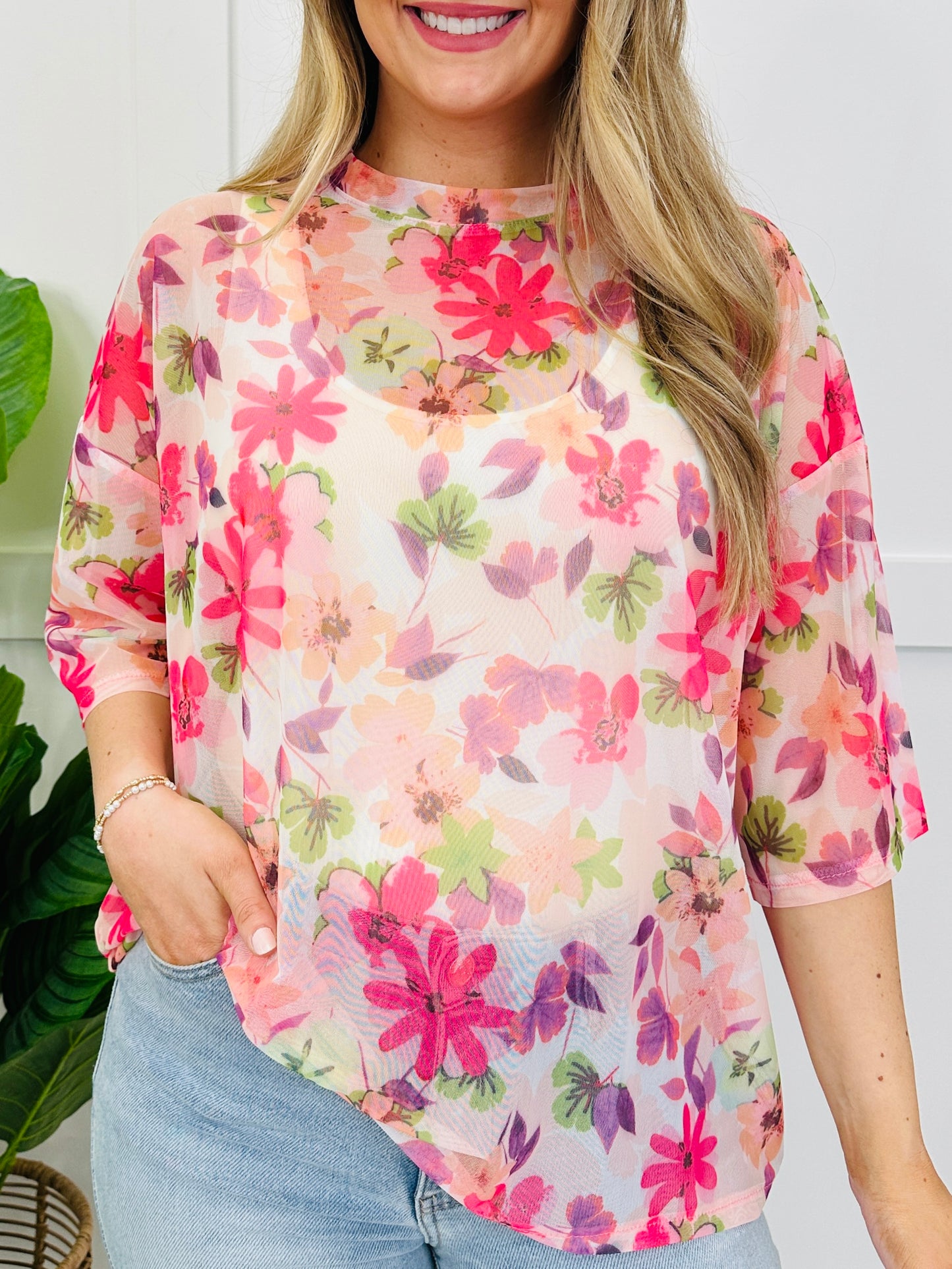 Wildflower Watercolors Top