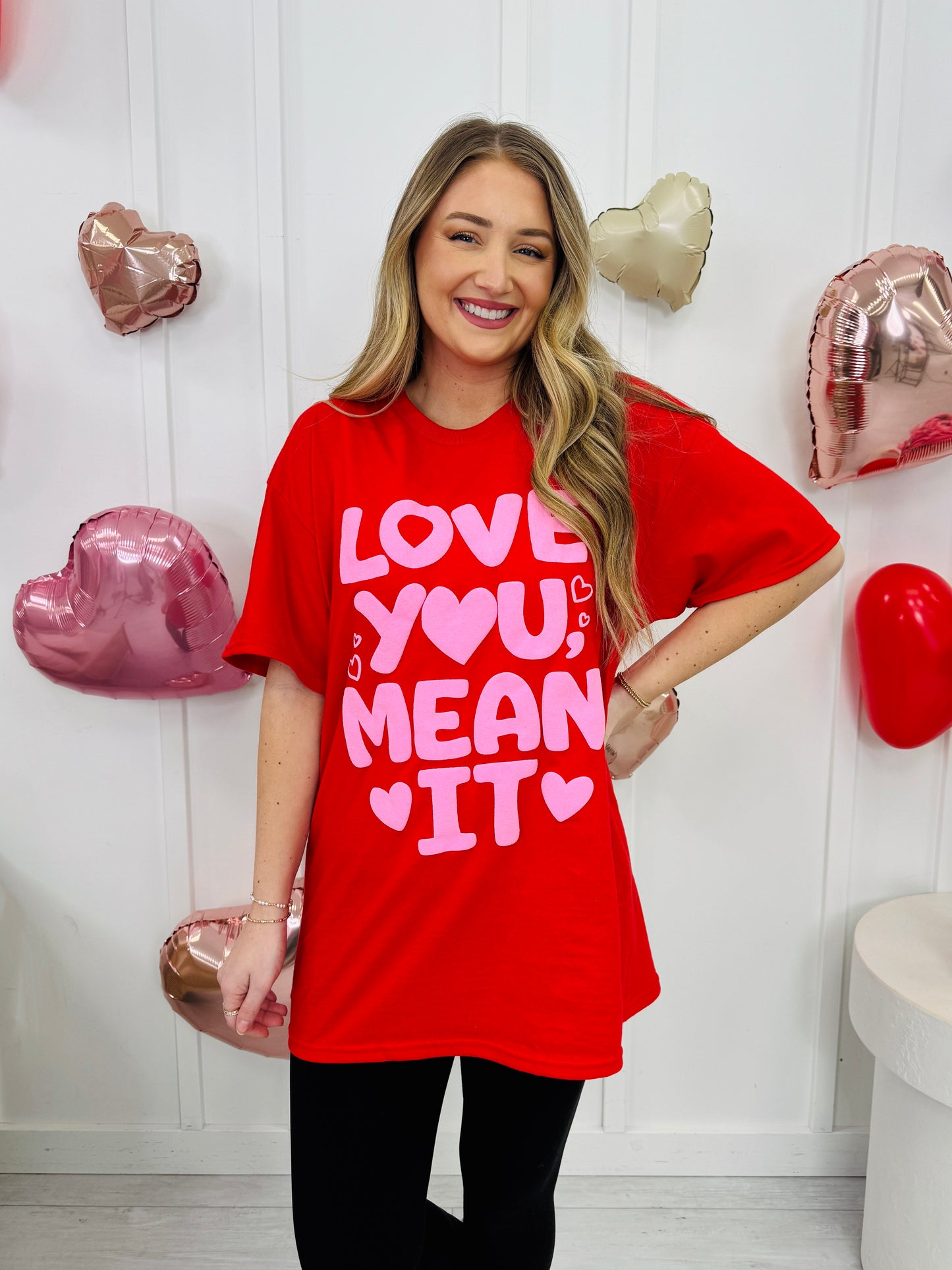 Love You, Mean It Graphic Tee