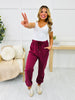 REG/CURVY Merlot Moves Joggers