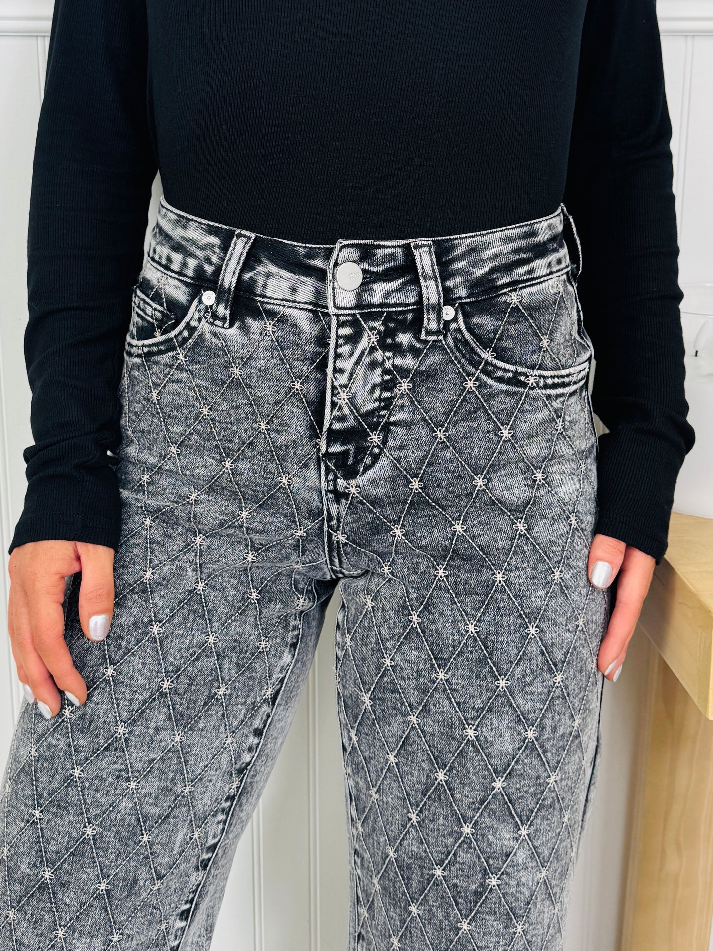 A Little Extra Tummy Control Straight Jeans