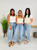 Right on Time Tummy Control Wide Leg Cropped Jeans