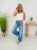 Judy Blue Keep It Simple Ankle Wide Jeans