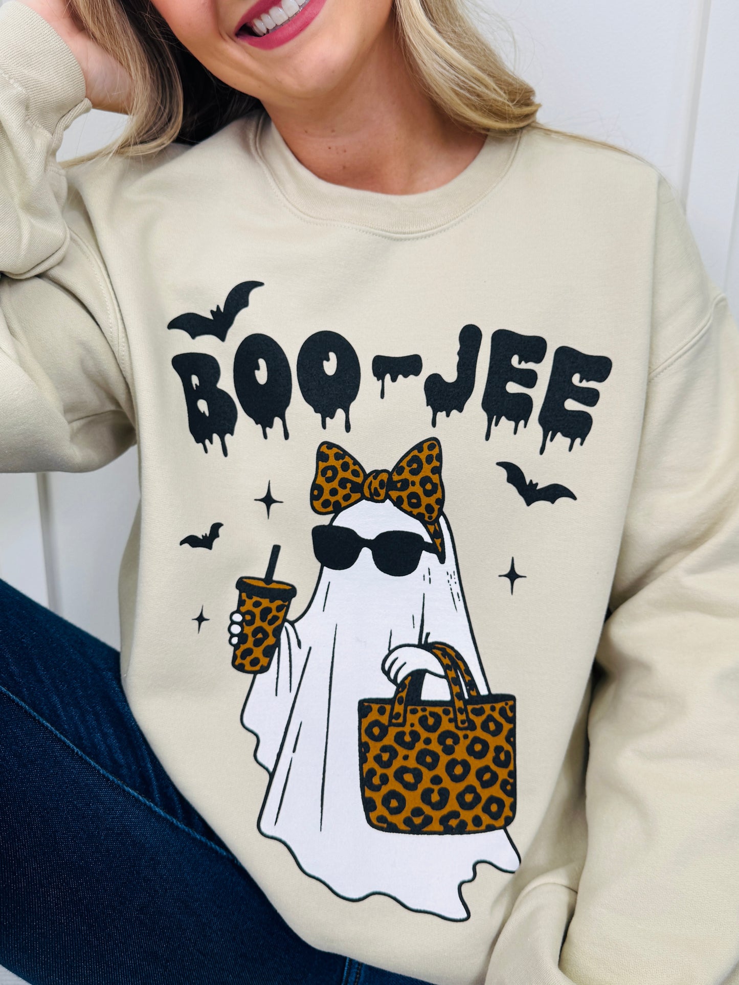 Boo-Jee Graphic Crewneck Sweatshirt - Multiple Colors!