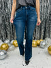 Judy Blue Dazzle Me Rhinestone Flare Jeans in Reg/Curvy