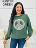 Reg/Curvy Infinite Peace Top-Multiple Colors!