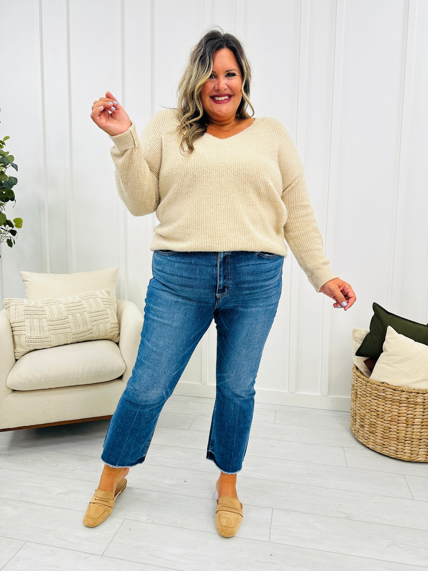 Lovervet Flare Share Kick Flare Jeans in Reg/Curvy