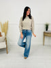 Cat Scratch Fever Tummy Control Wide Leg Jeans