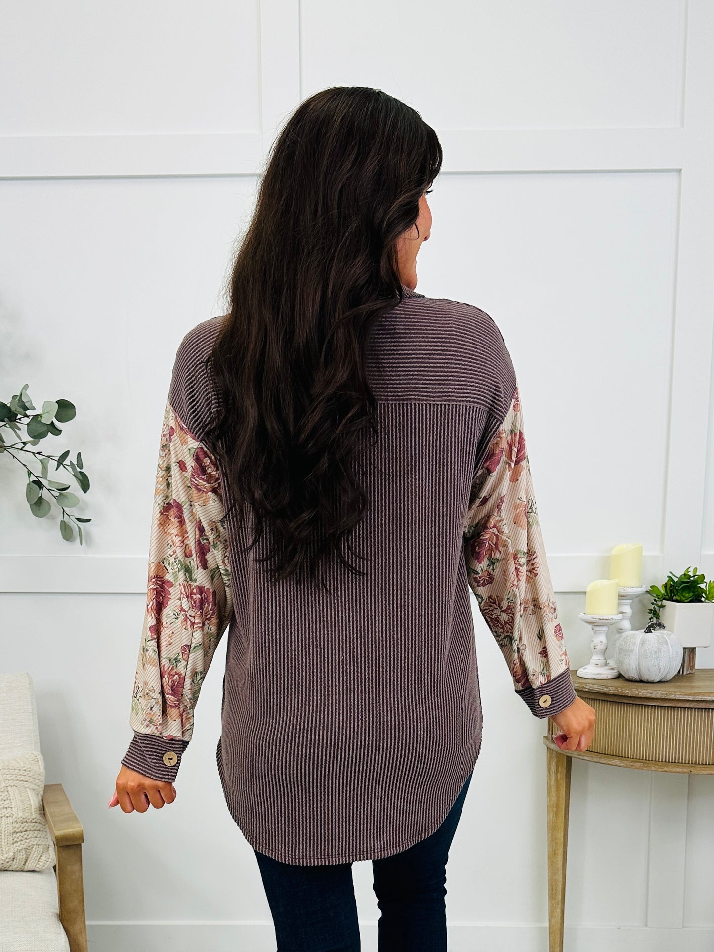 Country Roads & Roses Shacket