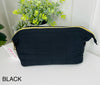 Quilted Cosmetic Bag- Multiple Colors!