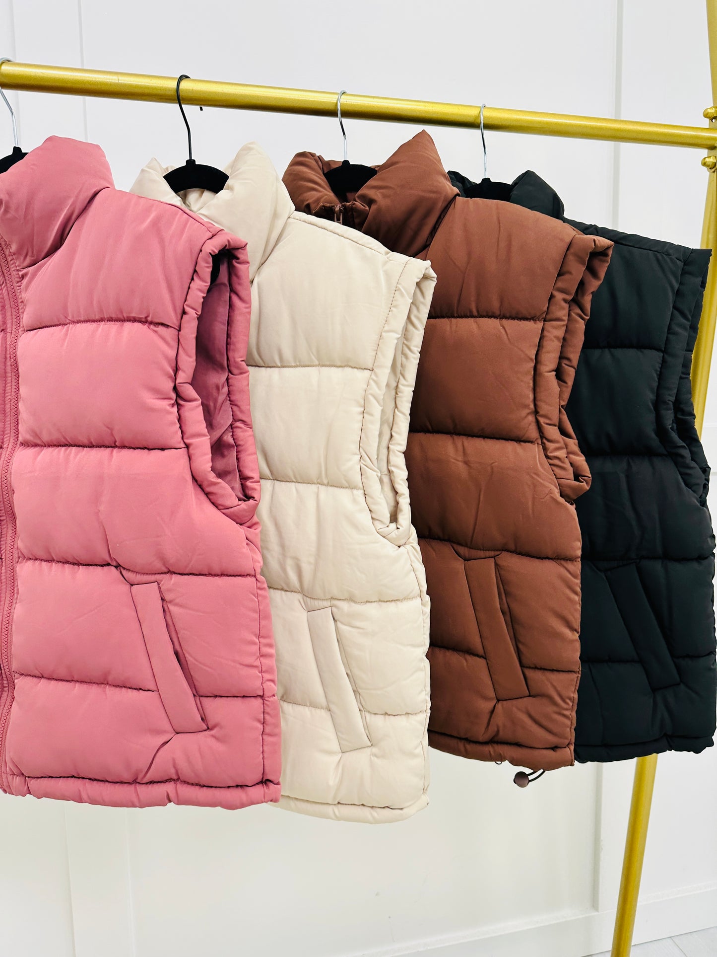 Puffer Perfection Vest- Multiple Colors!