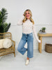 Judy Blue Spring Forward Cropped Wide Leg Jeans