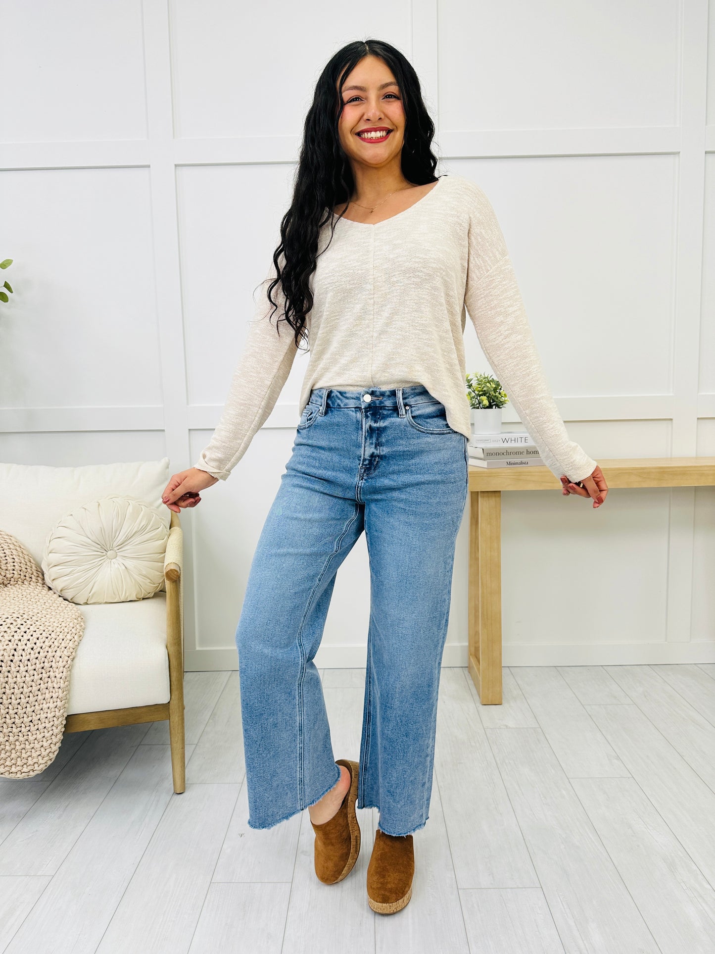 Mica Easy Breezy Wide Leg Jeans in Reg/Curvy