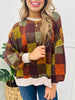 REG/CURVY Autumn Plaidscape Top