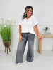 Judy Blue Smoke Show Palazzo Wide Leg Jeans