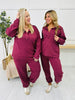 REG/CURVY Merlot Moves Joggers