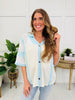 Soft Focus Collared Top In Ivory