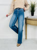 Go Into Detail Tummy Control Wide Leg Jeans
