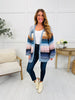 Sunset Trails Cardigan In Slate Blue