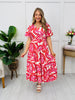 Effortless Escape Dress In Red