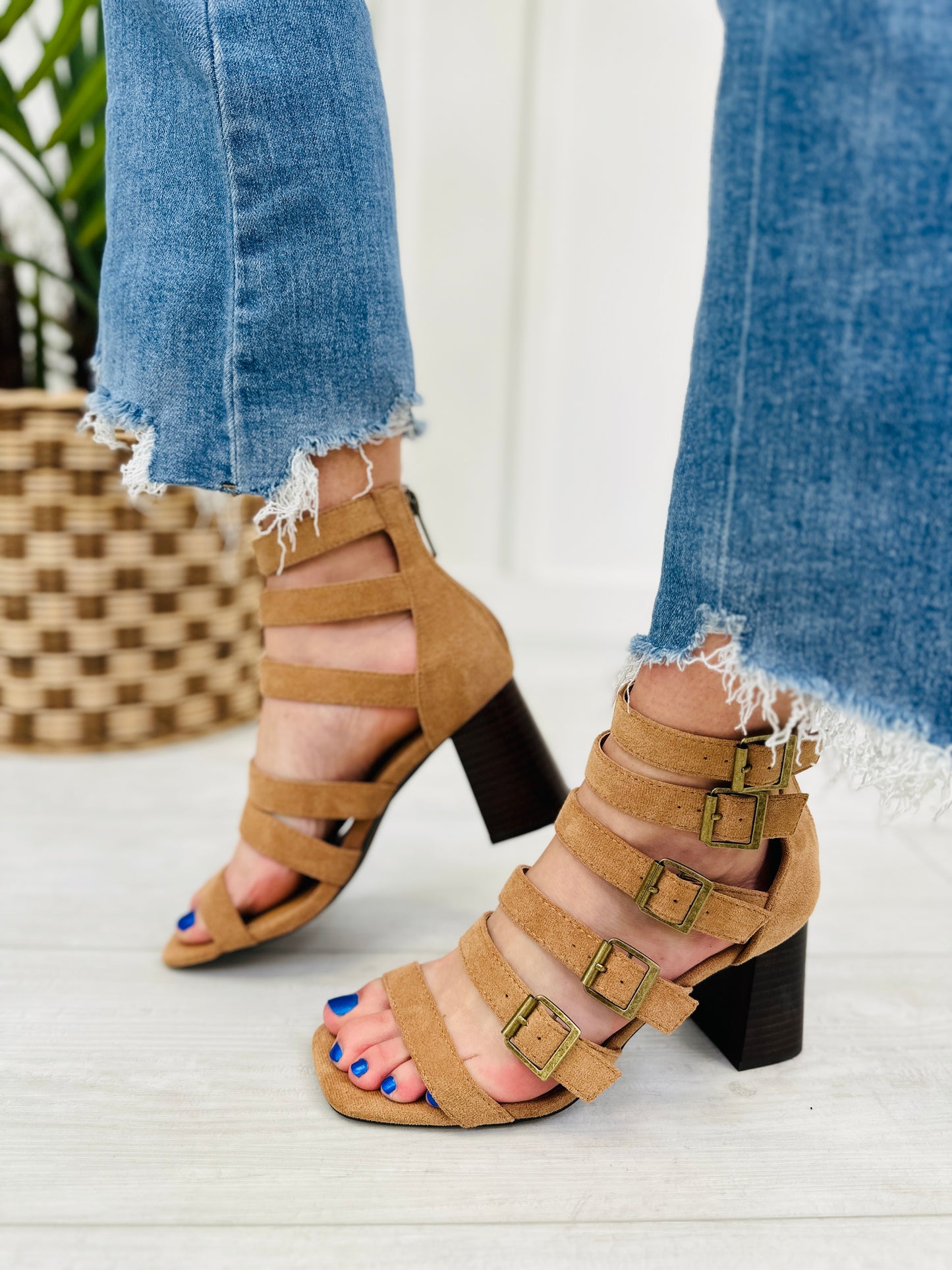 Don't Walk Away Heels In Camel