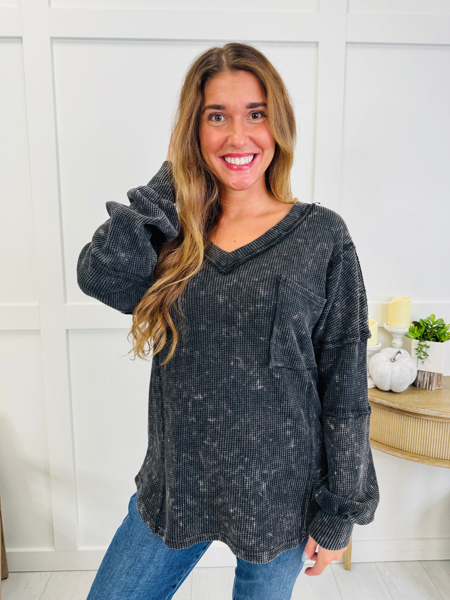 Woven In The Moment Top In Multiple Colors