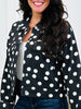 Dreaming In Dots Jacket In Black