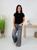 Judy Blue Smoke Show Palazzo Wide Leg Jeans