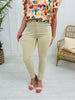 Judy Blue Khaki is The New White Tummy Control Skinny Jeans in Reg/Curvy