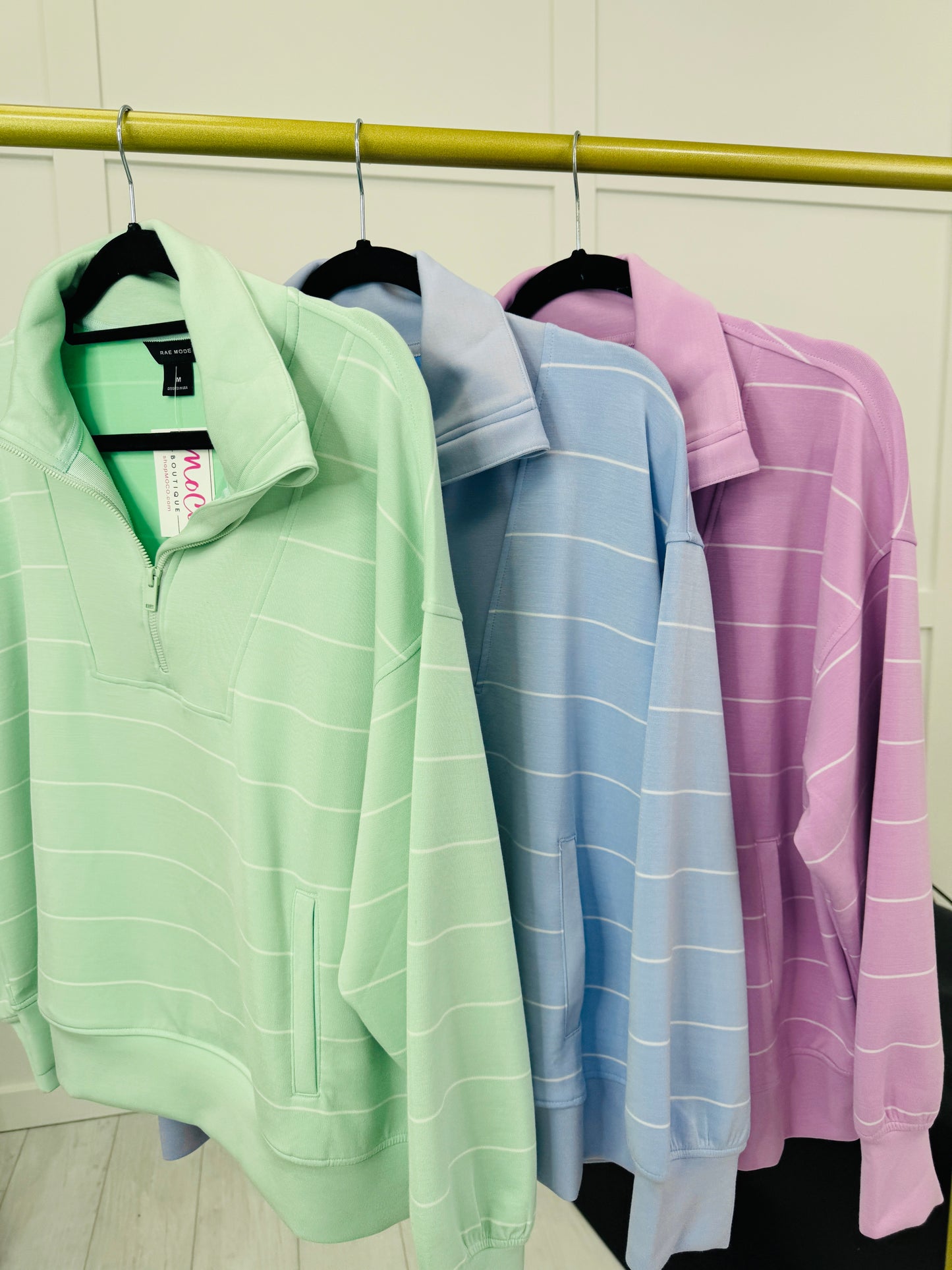 Aligned Intent Half Zip In Multiple Colors