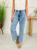 Summer Mood Cropped Wide Leg Jeans
