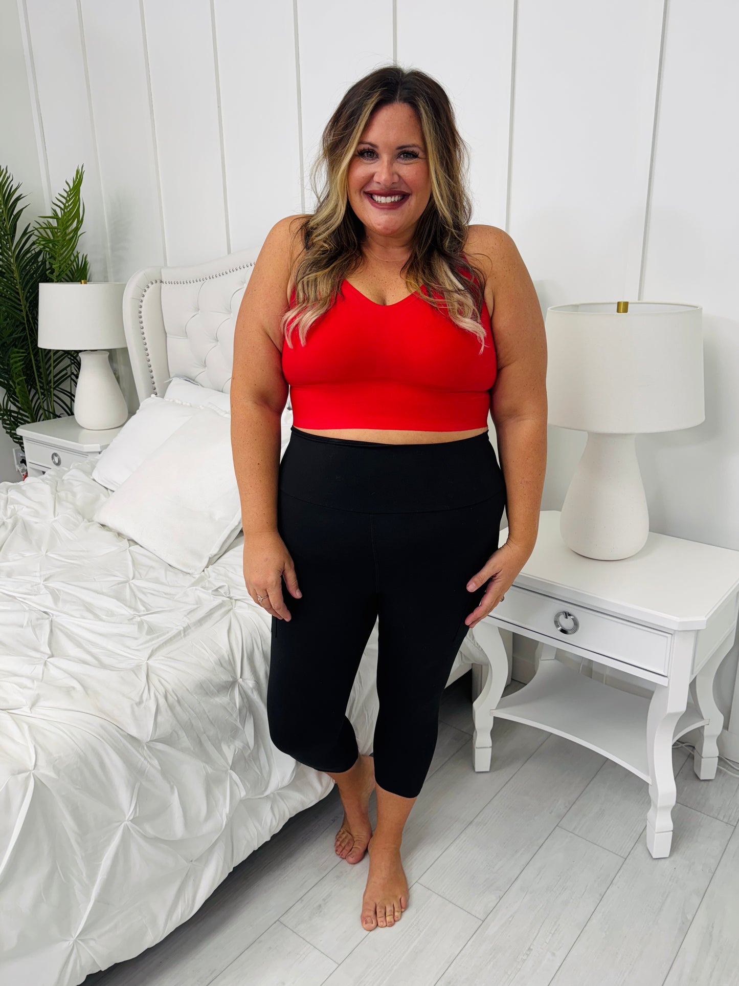 MOCO Signature Seamless Bra In Red