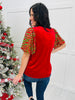 REG/CURVY Glimmering Garland Top