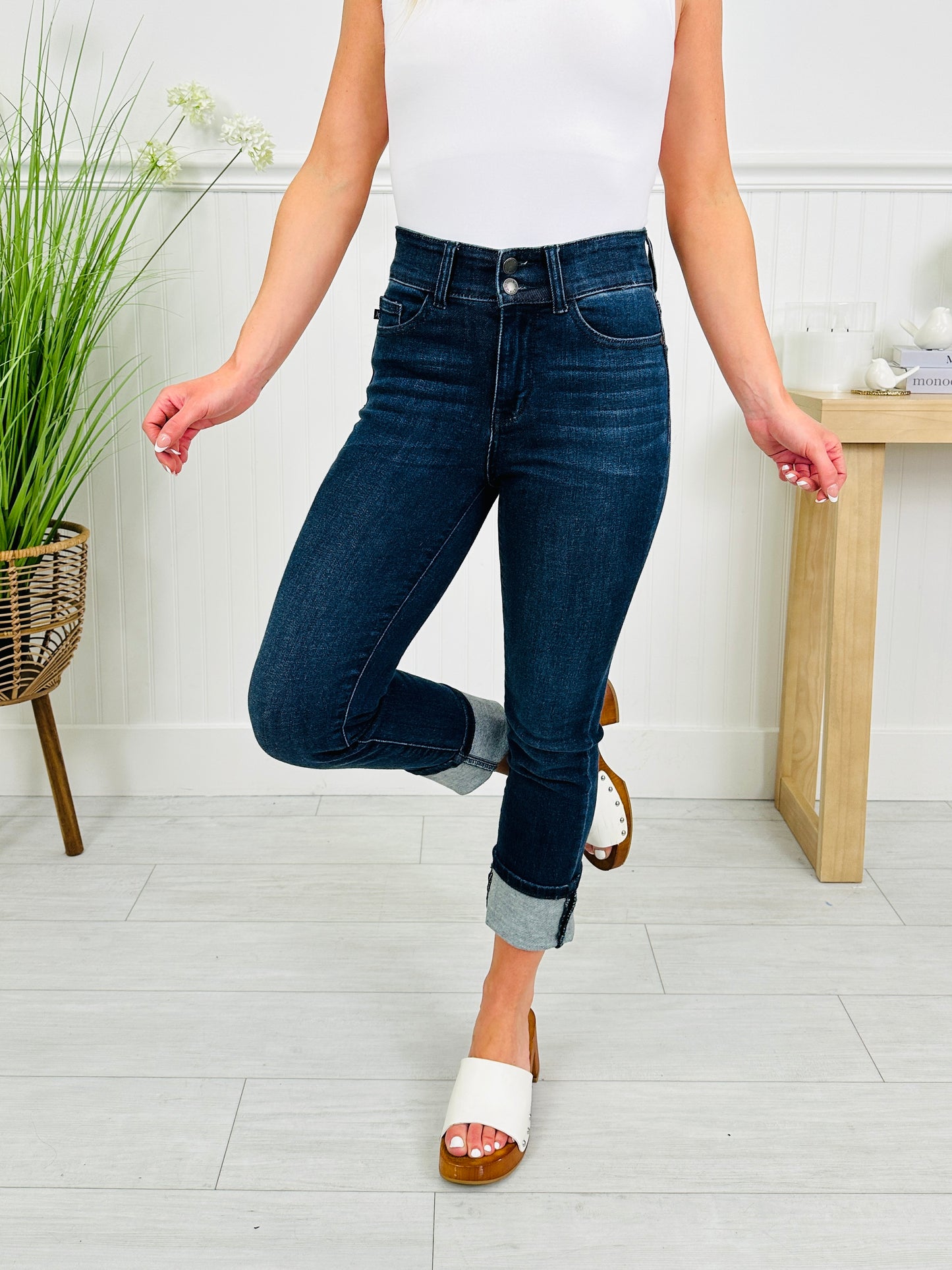 Judy Blue Double Take Capris