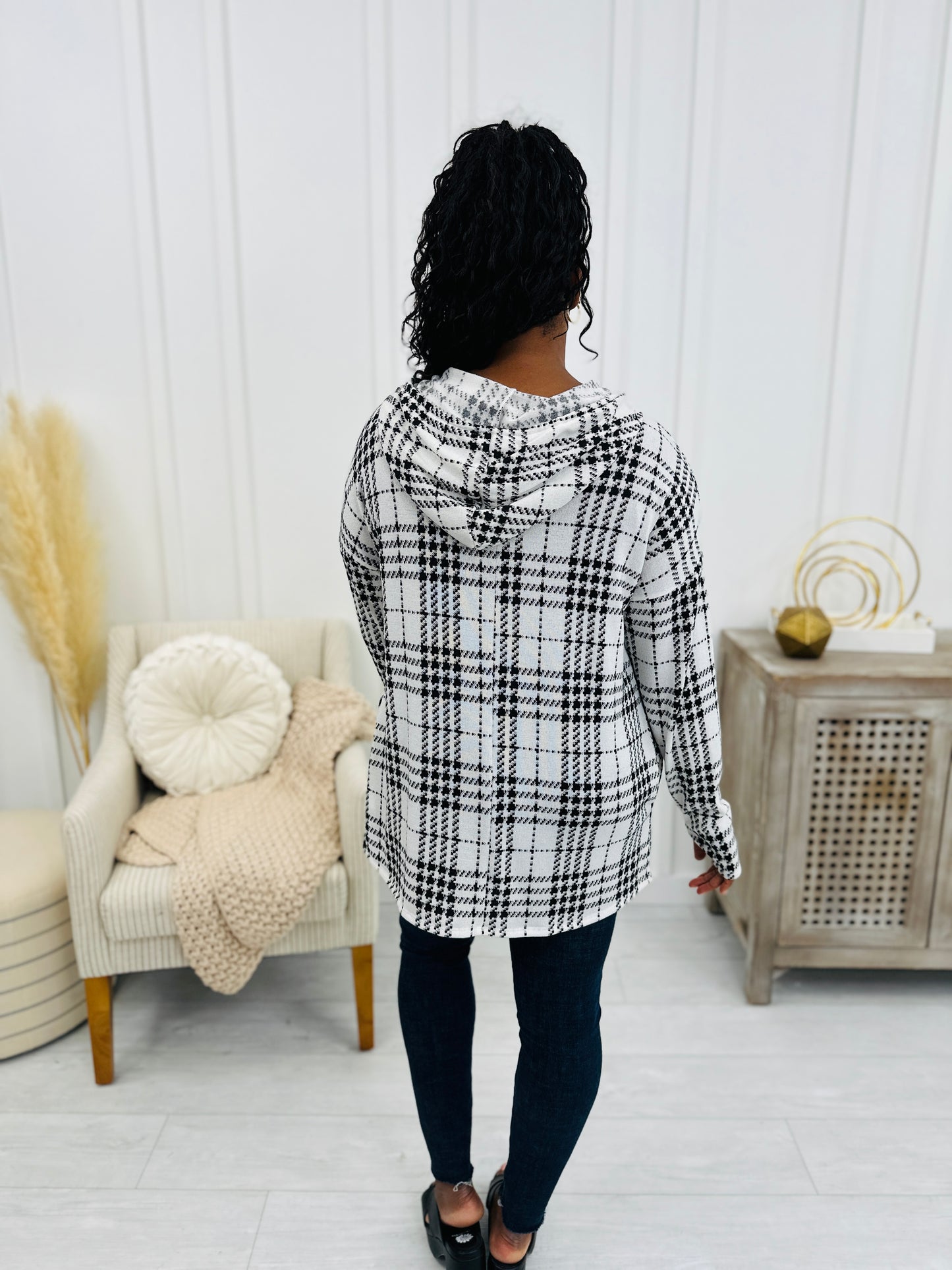 REG/CURVY Pretty In Plaid Hoodie