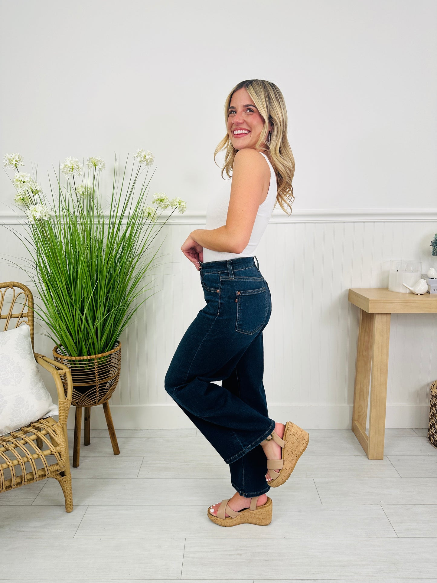 Judy Blue Ankles Out Ankle Jeans