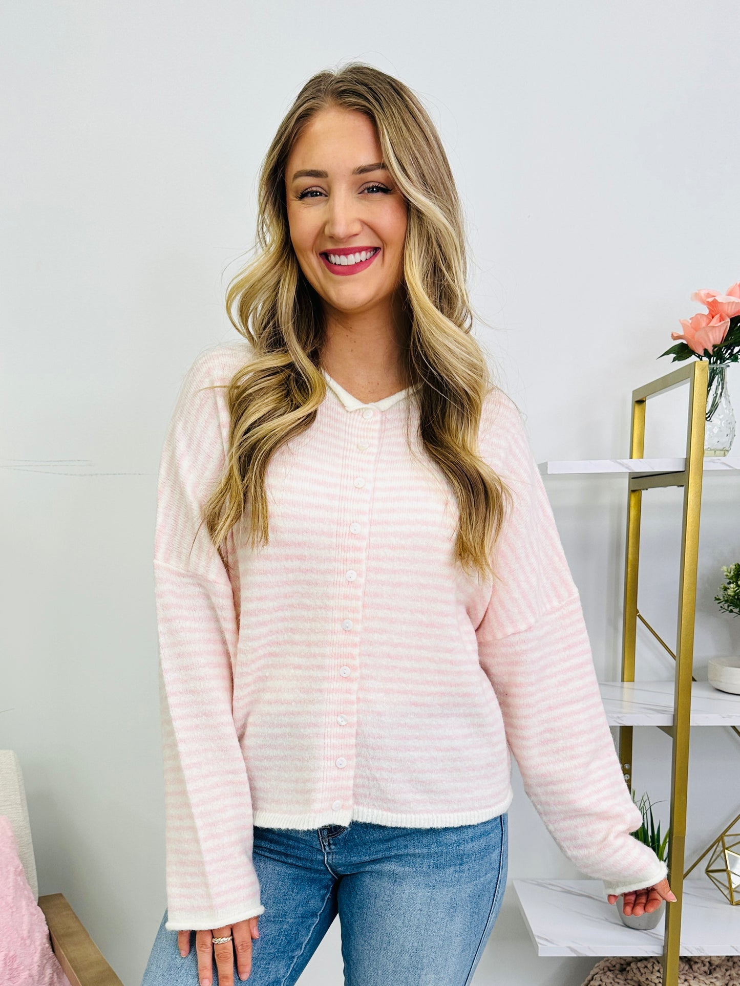 Striped and Settled Top In Multiple Colors