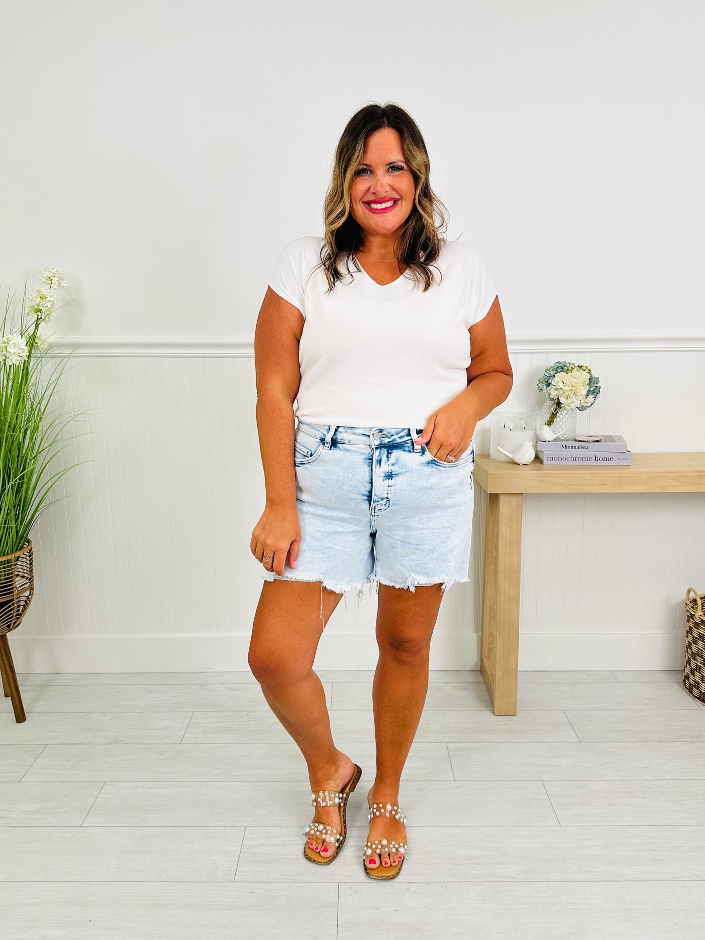 Summer Skies Tummy Control Shorts