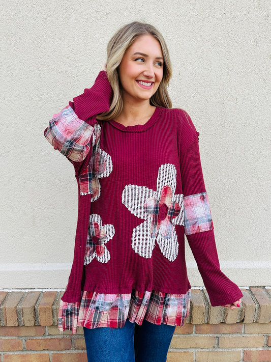 Rewriting The Rules Top In Burgundy